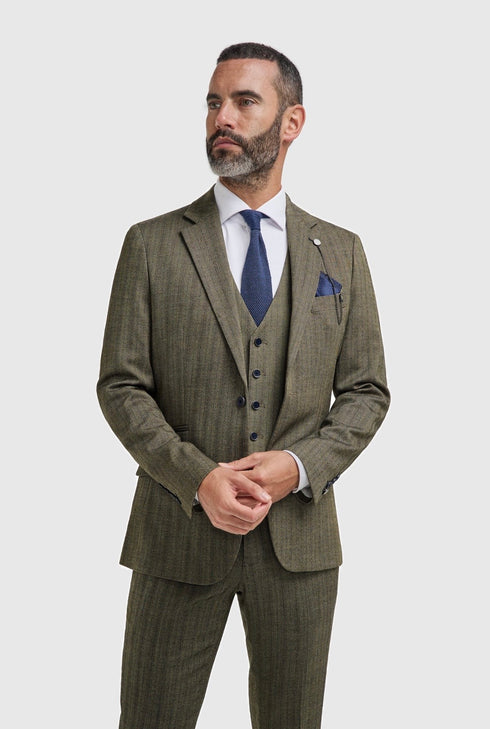 Cavani Damon Sage 3 piece suit