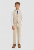 Cavani Boys Camden Beige 3 piece suit