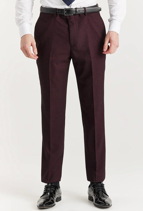 Paul Andrews Regent Wine 3 piece suit