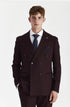 Paul Andrews Regent Wine double breasted suit