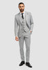 Cavani Malibu Grey 3 piece suit