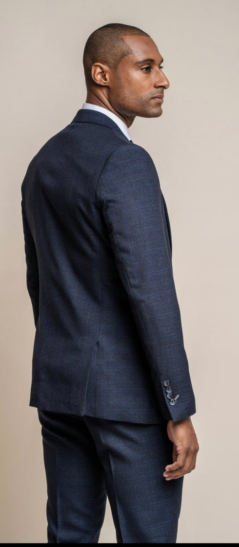 Cavani Caridi navy 3 piece suit