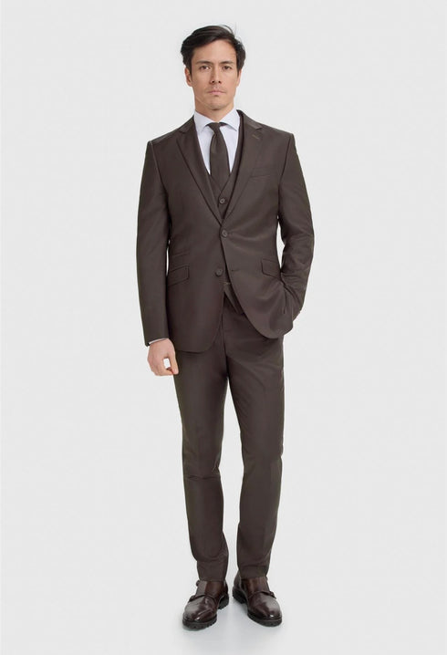 Cavani Bond Rich Auburn 3 piece suit