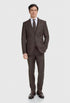 Cavani Bond Rich Auburn 3 piece suit