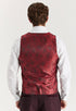 Paul Andrews Regent Wine 3 piece suit