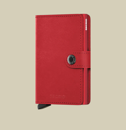 Secrid original red wallet
