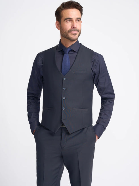 Cavani Bond 3 piece suit midnight navy