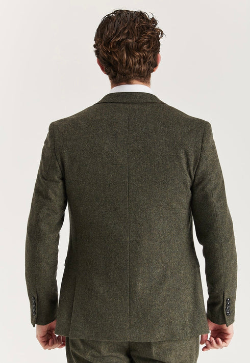 Paul Andrews Oscar Green Tweed three piece suit