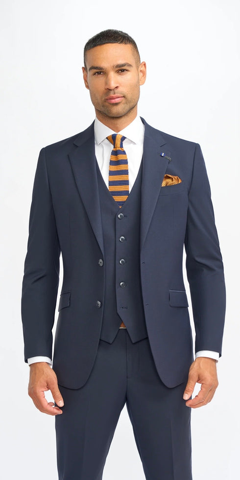 Cavani Malibu Navy 3 piece suit