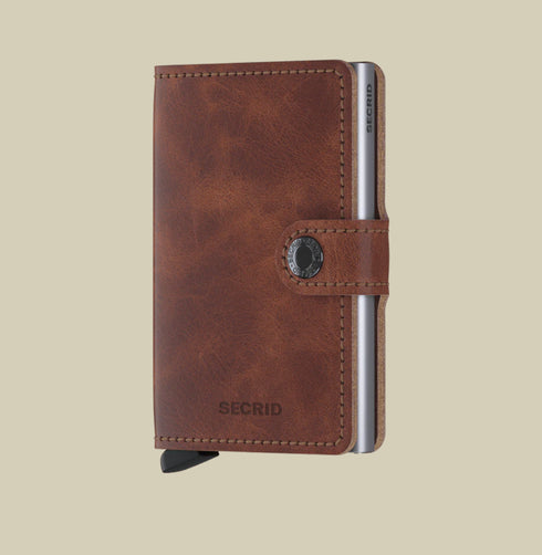 Secrid vintage brown wallet