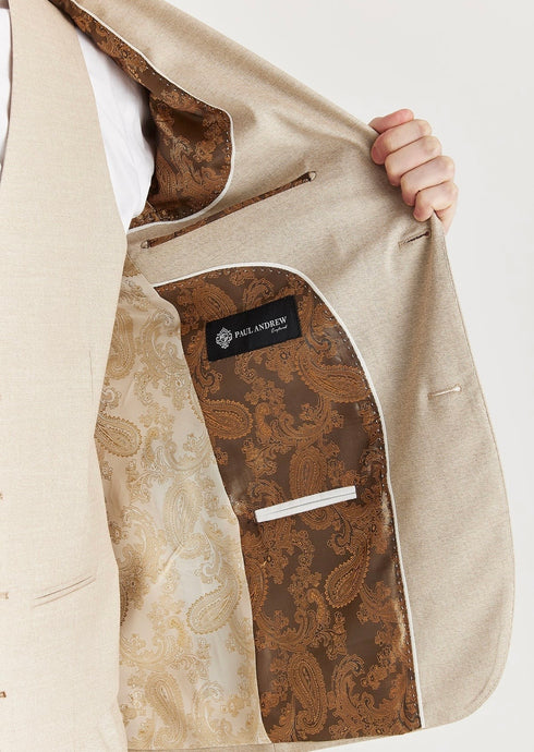 Paul Andrews Belmont Beige 3 piece suit