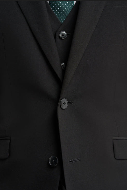 Cavani Malibu Black 3 piece suit