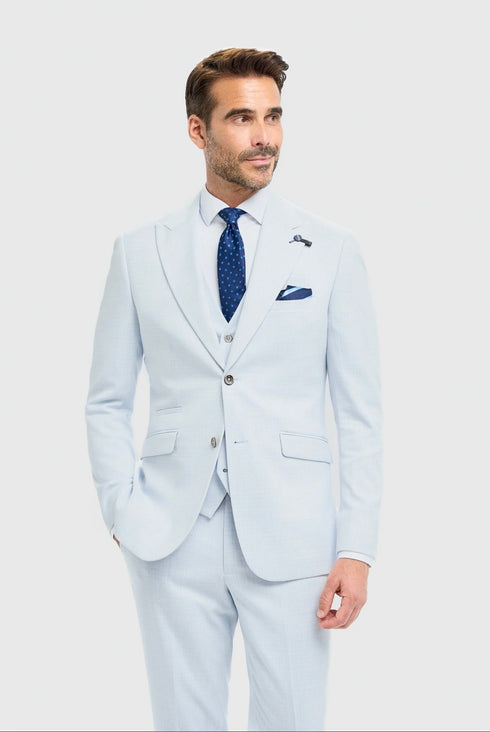 Cavani Tropez Sky 3 piece suit