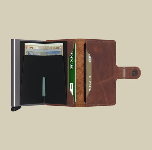 Secrid vintage brown wallet