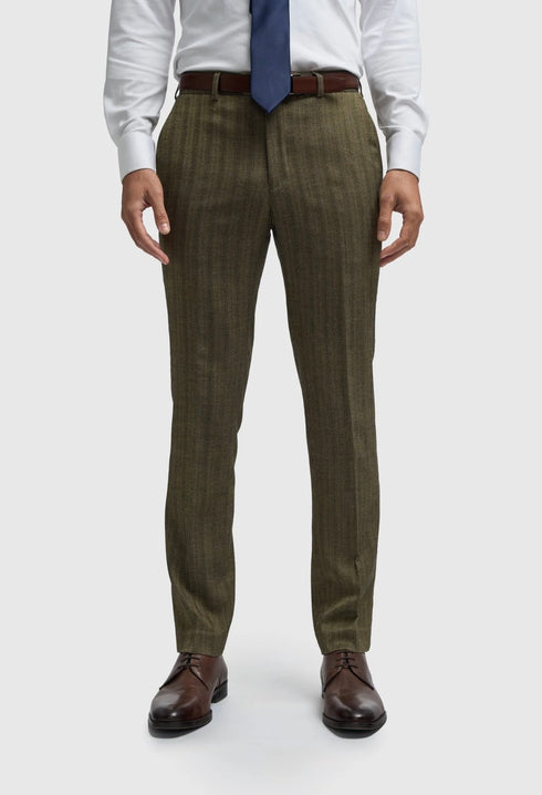 Cavani Damon Sage 3 piece suit with double breasted waistcoat