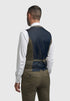Cavani Damon Sage 3 piece suit with double breasted waistcoat