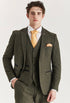 Paul Andrews Oscar Green Tweed three piece suit