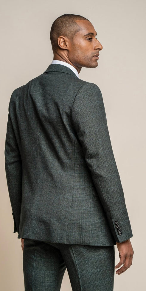 Cavani caridi olive 3 piece suit