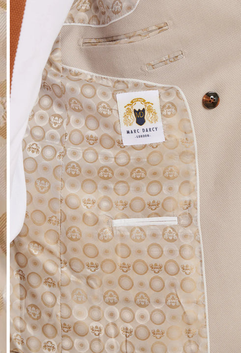 Marc Darcy HM5 stone double breasted suit.