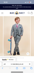 Marc Darcy Gerry grey Kids Suit