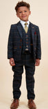 Marc Darcy ETON navy tweed kids suit