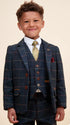 Marc Darcy ETON navy tweed kids suit