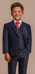 Cavani Caridi Navy check Kids suit