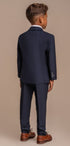 Cavani Caridi Navy check Kids suit