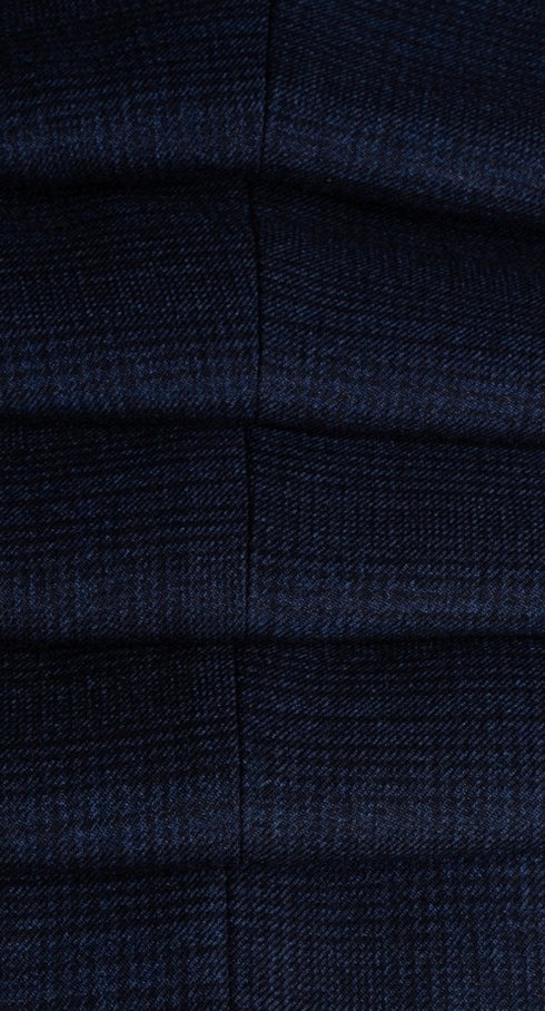 Cavani Caridi Navy check Kids suit