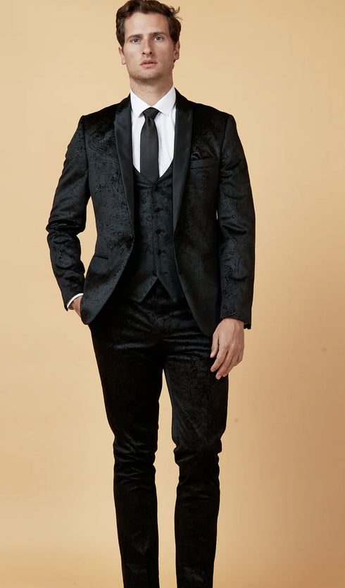Marc Darcy SIMON black velvet tuxedo