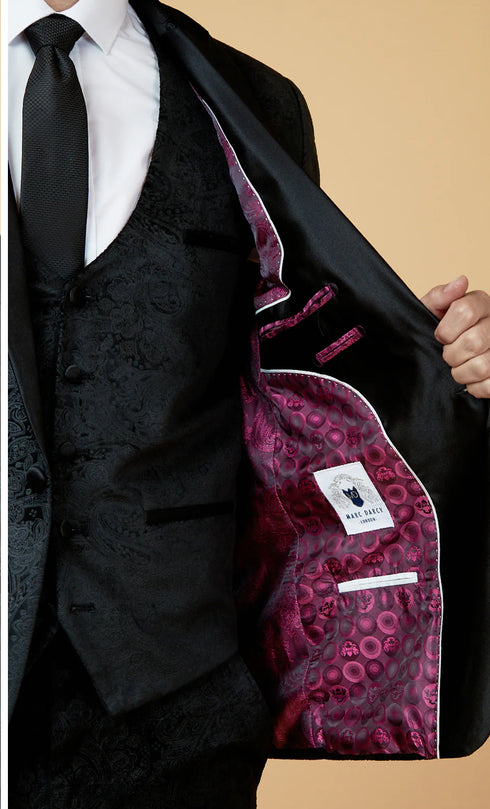 Marc Darcy SIMON black velvet tuxedo
