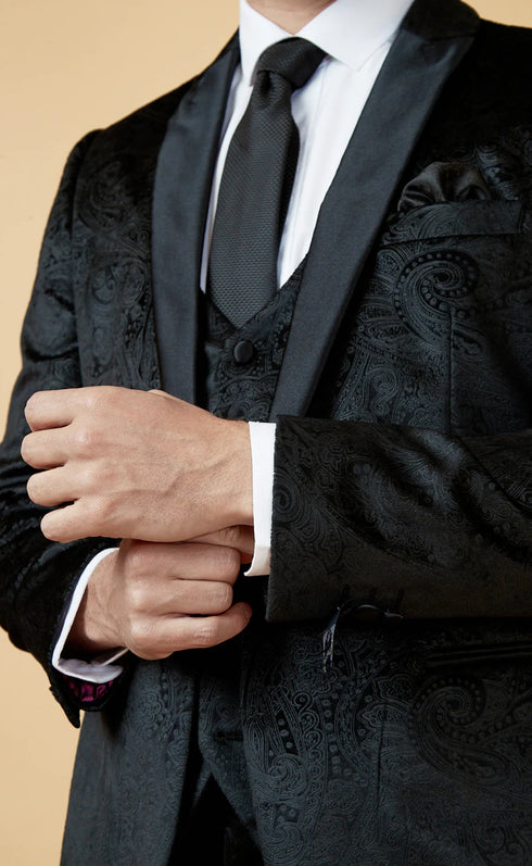 Marc Darcy SIMON black velvet tuxedo