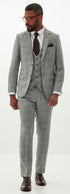 Marc Darcy Kris - Silver Grey Tweed Suit