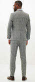Marc Darcy Kris - Silver Grey Tweed Suit