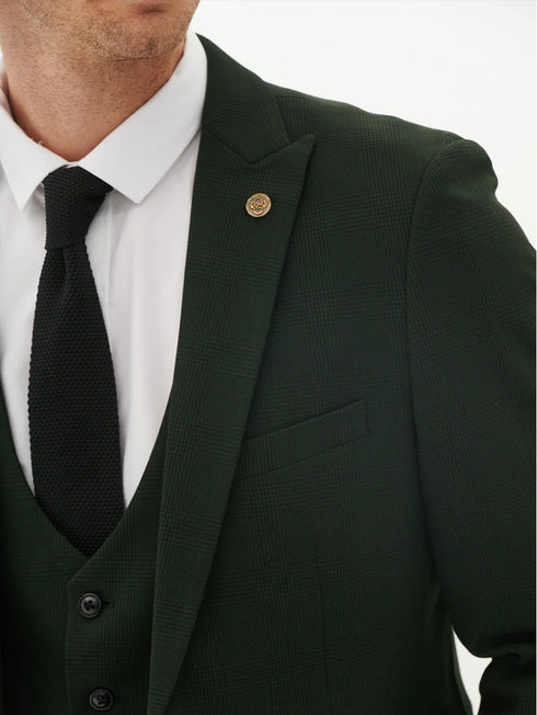 Marc Darcy Bromley Olive 3 Piece Suit