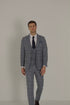 Marc Darcy Kris - Sky Blue Tweed Three Piece Suit
