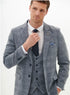 Marc Darcy Kris - Sky Blue Tweed Three Piece Suit