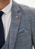 Marc Darcy Kris - Sky Blue Tweed Three Piece Suit