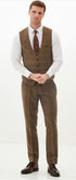 Marc Darcy Kris - Tan Tweed Three Piece Suit