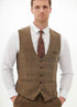 Marc Darcy Kris - Tan Tweed Three Piece Suit
