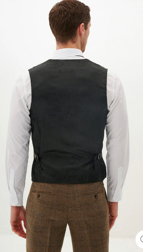 Marc Darcy Kris - Tan Tweed Three Piece Suit