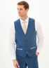Marc Darcy Dion - Blue Tweed Check Three Piece Suit