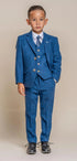 Cavani Boys Orson Blue Three Piece Suit
