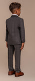 Cavani Boys Albert Grey Tweed Check Suit