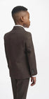 Cavani Boys Caridi Brown Three Piece Suit