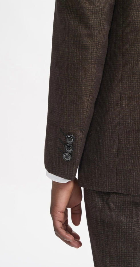 Cavani Boys Caridi Brown Three Piece Suit