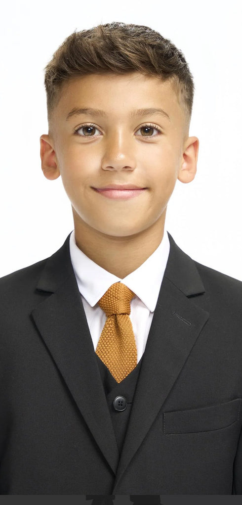 Cavani Boys Malibu Black Suit