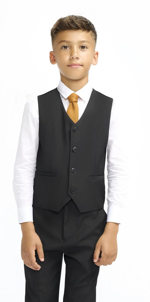 Cavani Boys Malibu Black Suit