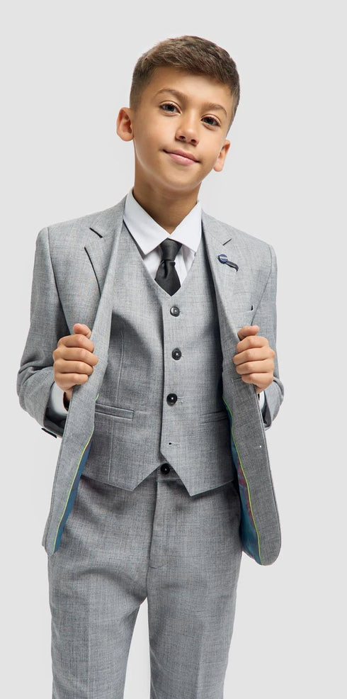 Cavani Boys Malibu Grey Suit