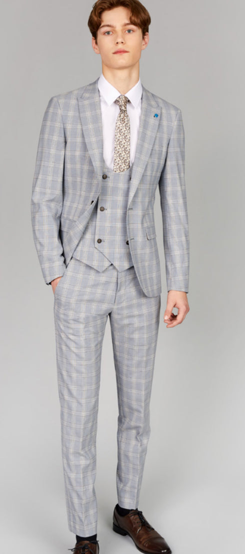 Spin Blue Check suit